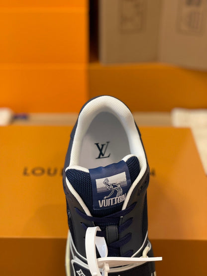 Louis Vuitton Trainer Navy Mesh 1A9DEG