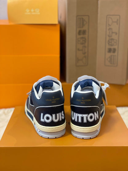 Louis Vuitton Trainer Navy Mesh 1A9DEG