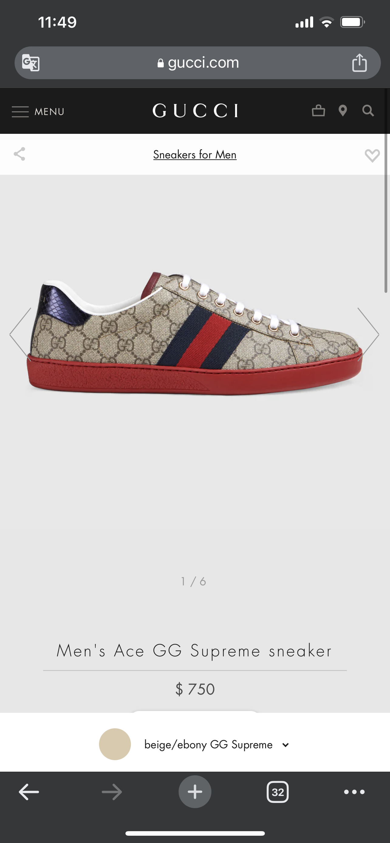 Gucci Ace (Varios Modelos)