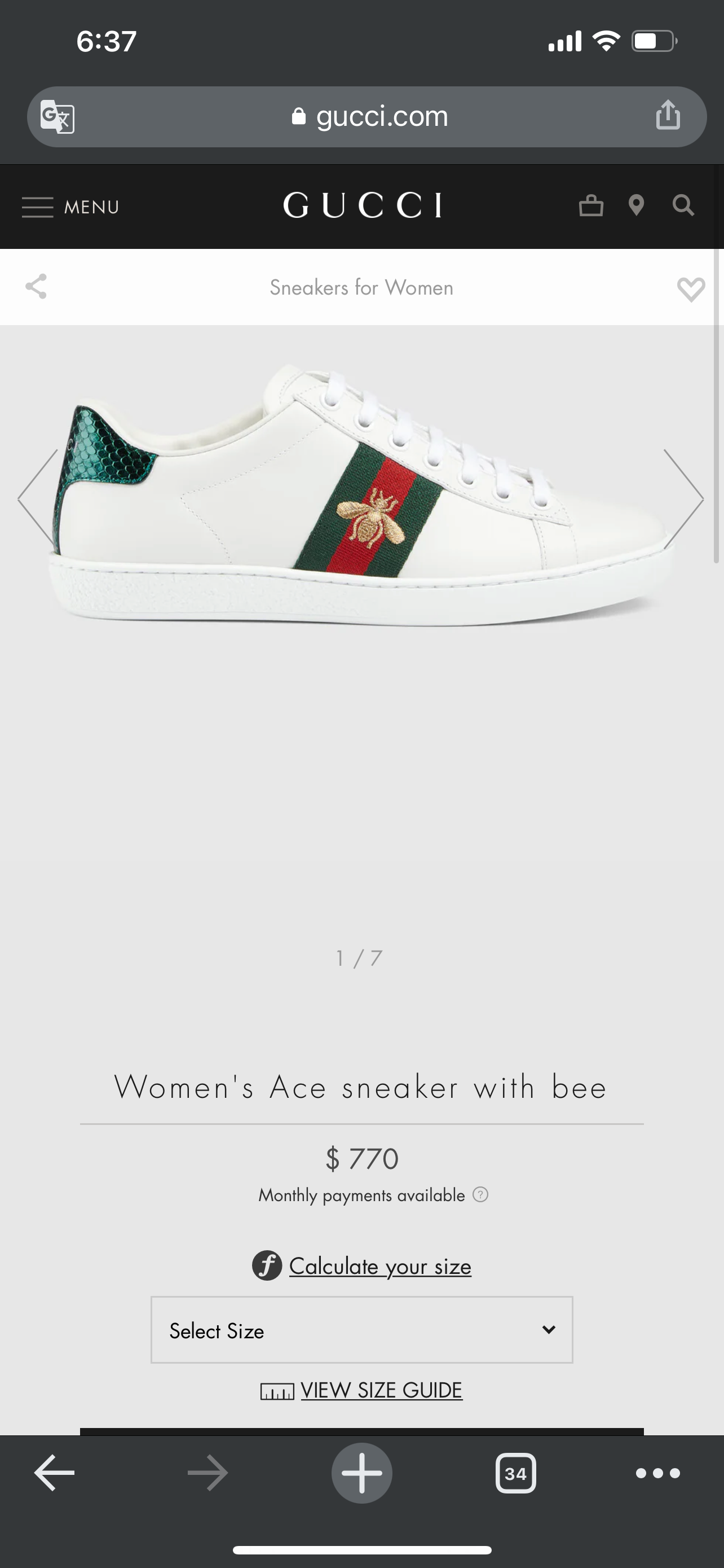 Gucci Ace (Varios Modelos)