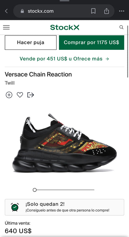 VERSACE CHAIN REACTION (Varios)