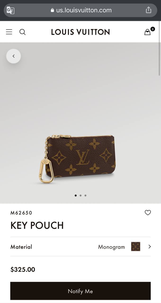 LV KEY POUCH (VARIOS)