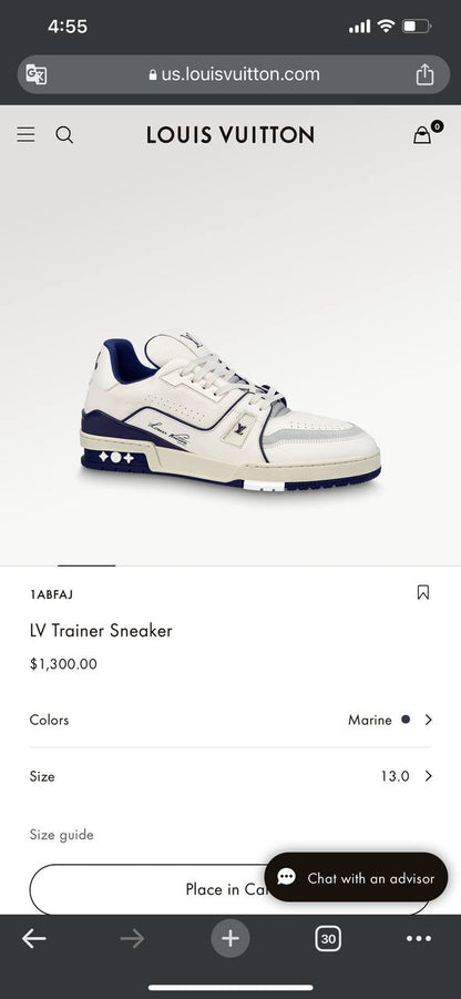 LV Trainer Sneakers (Varios)