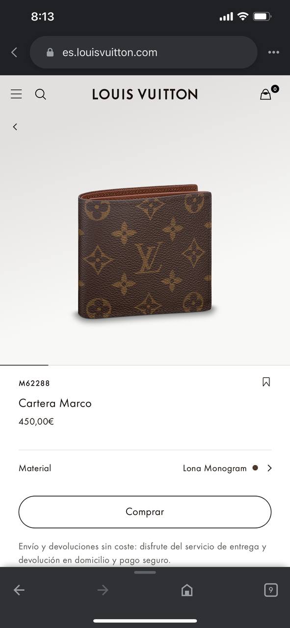 LV WALLET MARCON M62288