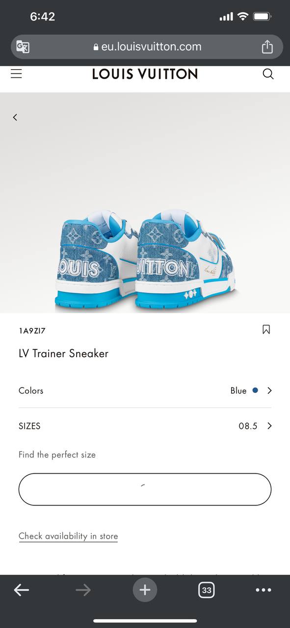 LV Trainer BLUE CLEAR 1A9ZI7