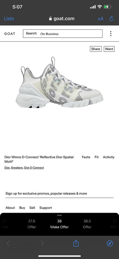 DIOR D CONNECT REFLECTIVE