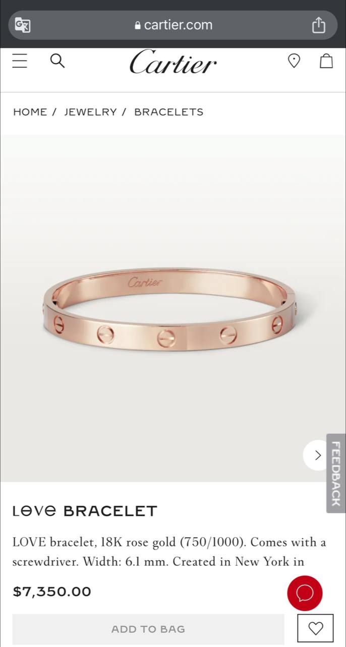 ACC00084 PULSERA LOVE ROSE GOLD ECO