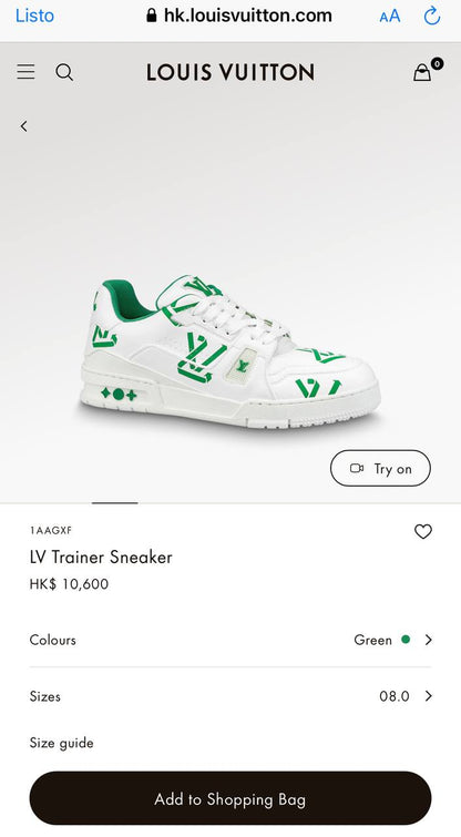 LV Trainer Sneaker 1AAGXF