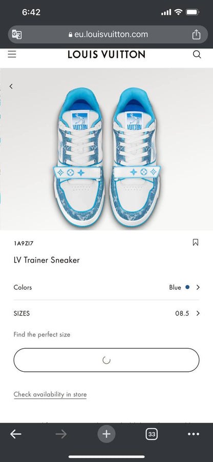 LV Trainer BLUE CLEAR 1A9ZI7