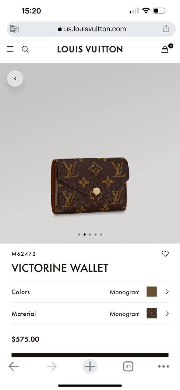 LV Cartera Victorine N41659