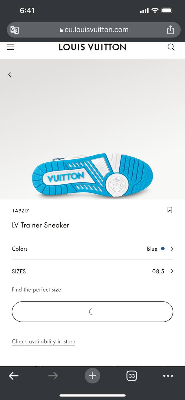 LV Trainer BLUE CLEAR 1A9ZI7