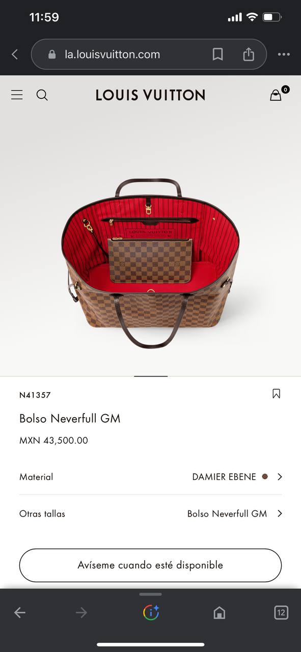 LV NEVERFULL GM (VARIOS)