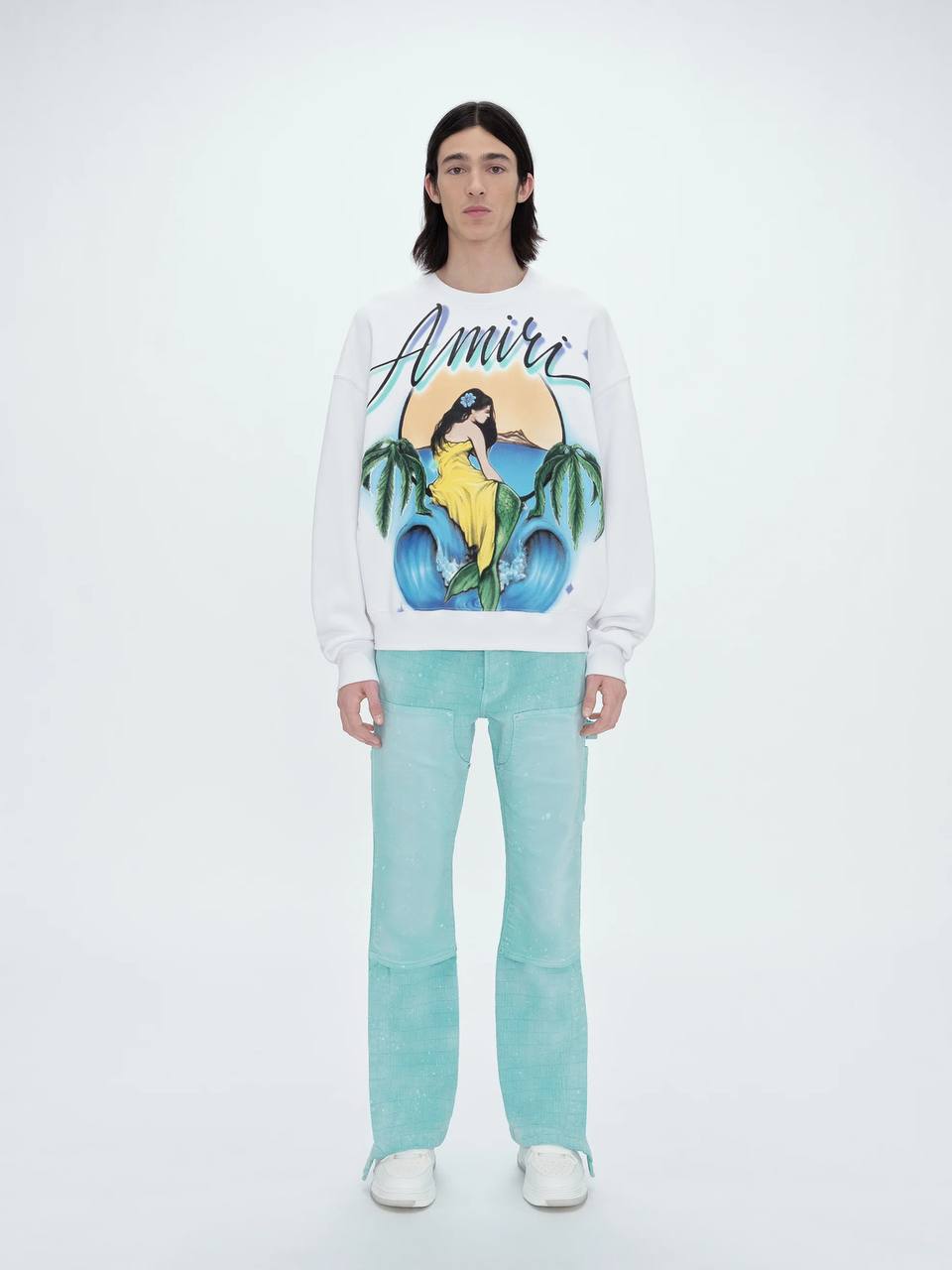 AMIRI MERMAID CREWNECK